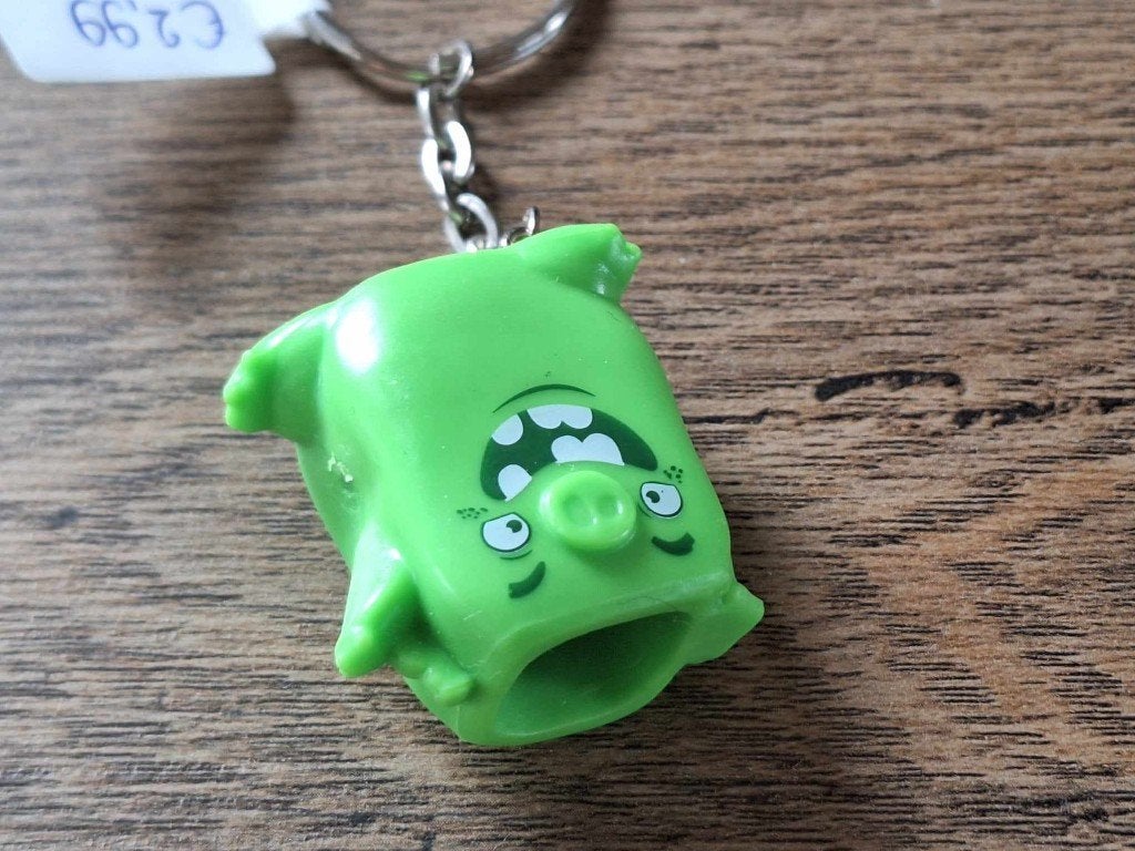 Sleutelhanger : Angry Birds : Pig !! 2, Info@keycharms.nl, Overige typen, Nieuw, Medemblik