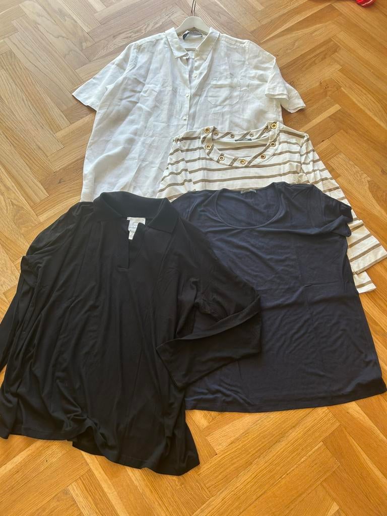 4x Marina Rinaldi xl/xxl tops/shirts/blouse, Kleding | Dames, Ophalen of Verzenden, Zo goed als nieuw, Wit, Shirt of Top