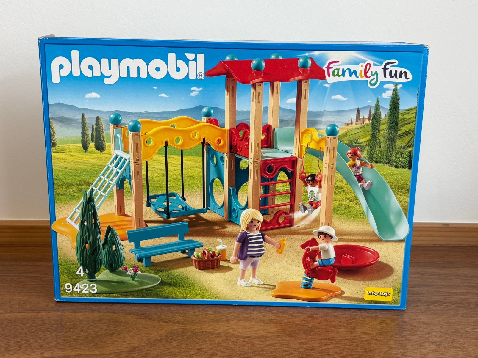 Playmobil Grote Speeltuin 9423 (compleet), Ophalen of Verzenden, Zo goed als nieuw, Complete set