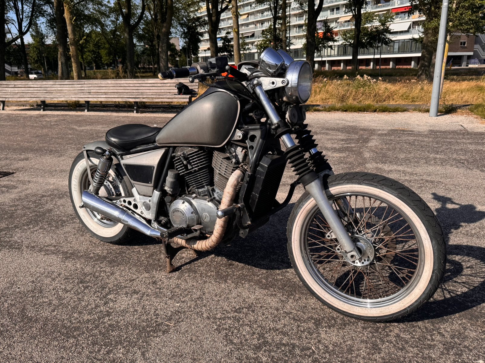 Honda VT1100 Shadow Bobber 1985 | 55.000~ km | Unieke Custom, Motoren, Ophalen, Gebruikt