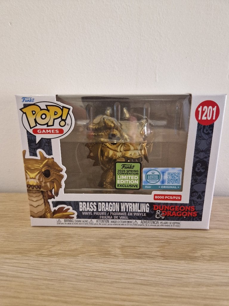 Funko Pop! Brass Dragon Wyrmling [1201] Limited Edition, Ophalen of Verzenden, Nieuw