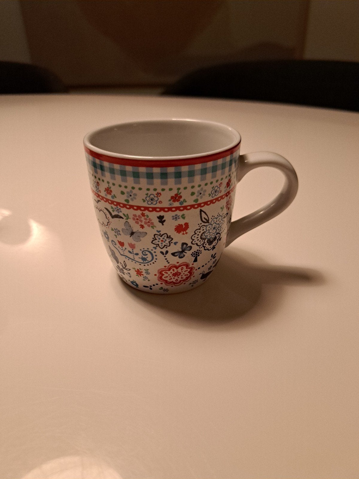 Mok met bloemenprint van Albert Heijn - Zo goed als nieuw, Ophalen