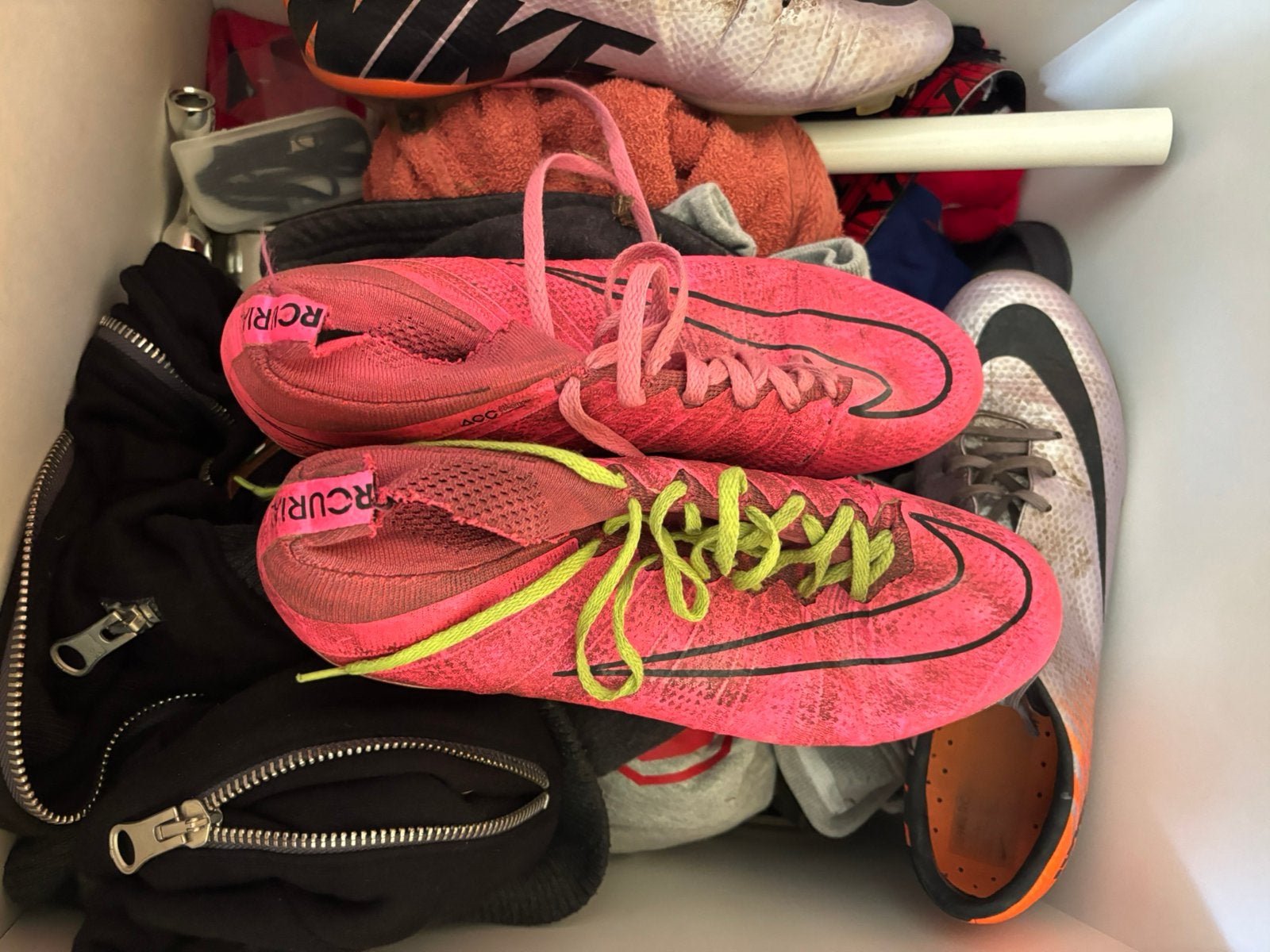 Nike mercurial superfly 44,5 gebruikt, Ophalen of Verzenden, Gebruikt, Schoenen
