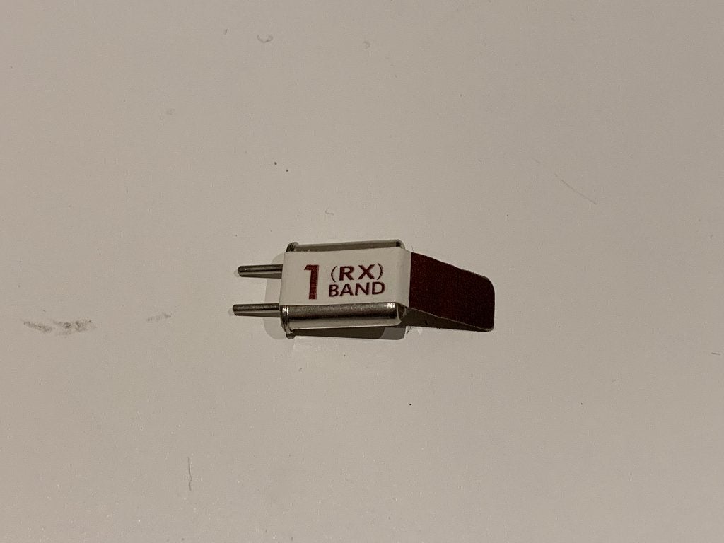 RX band 1 kristal 1/10 rc auto, Verzenden, Gebruikt, Overige schalen, Onderdeel