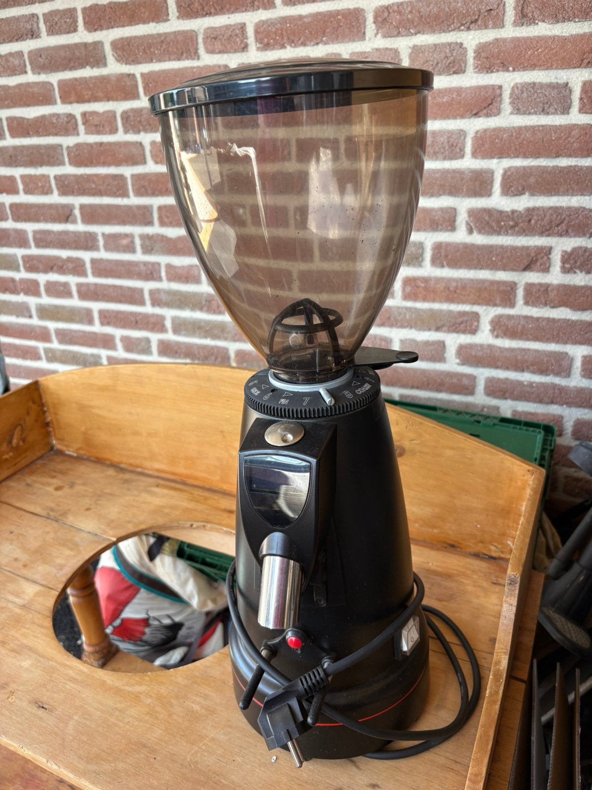 MACAP M6D Digitale Koffiemolen zwart |zo goed als nieuw, Ophalen, Zo goed als nieuw