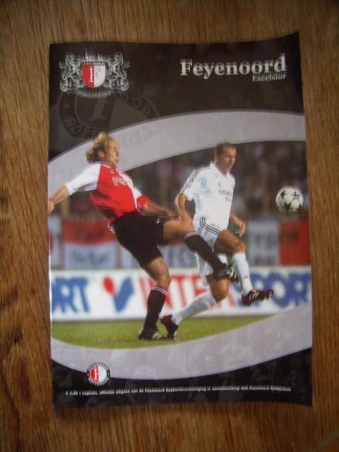 Programmaboekje 2 Feyenoord - Excelsior 10 september 2002, Ophalen of Verzenden, Gelezen, Watersport en Hengelsport