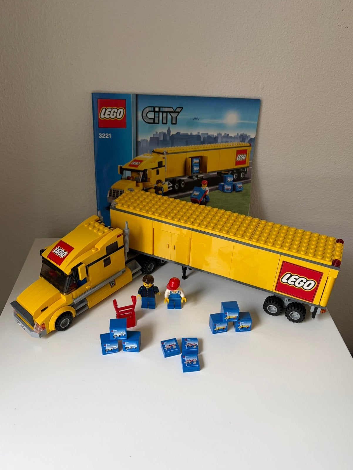 Lego 3221 truck set, Kinderen en Baby's, City, Lego, Ophalen of Verzenden, Zo goed als nieuw