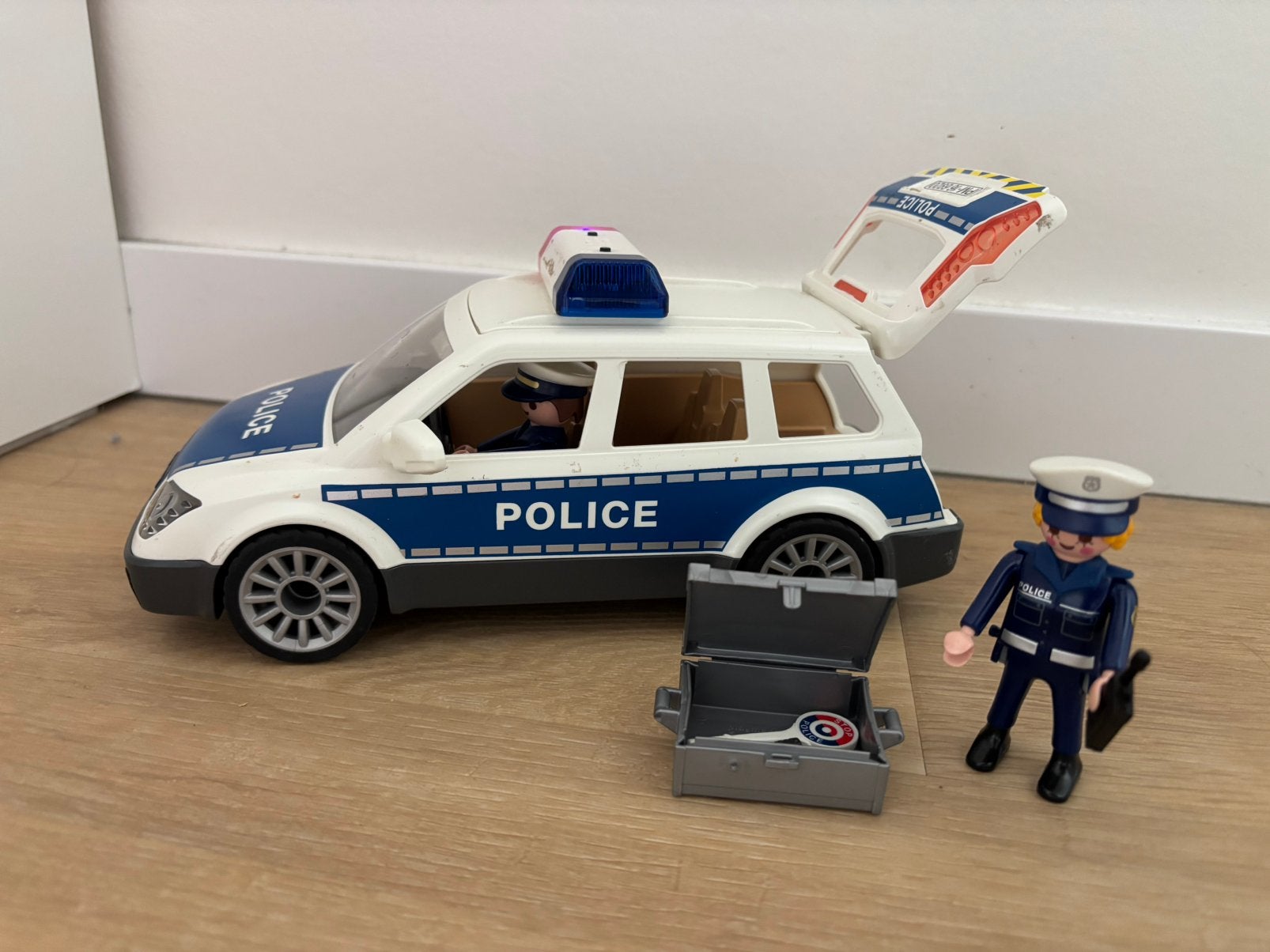 Playmobil politieauto, Ophalen of Verzenden, Zo goed als nieuw