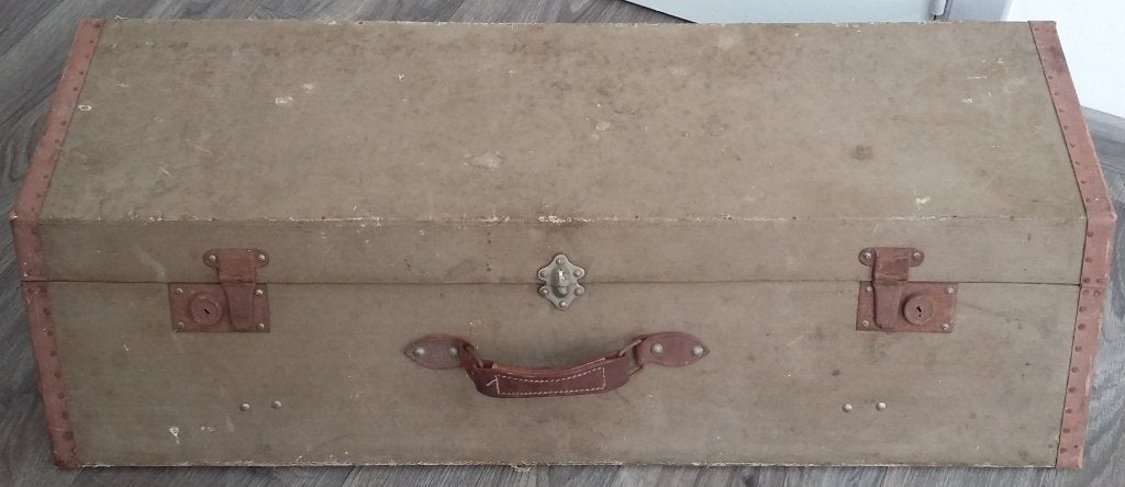 Omstreeks 1930 Oldtimer Koffer Kofferbak Drager Oude Auto, Ophalen of Verzenden