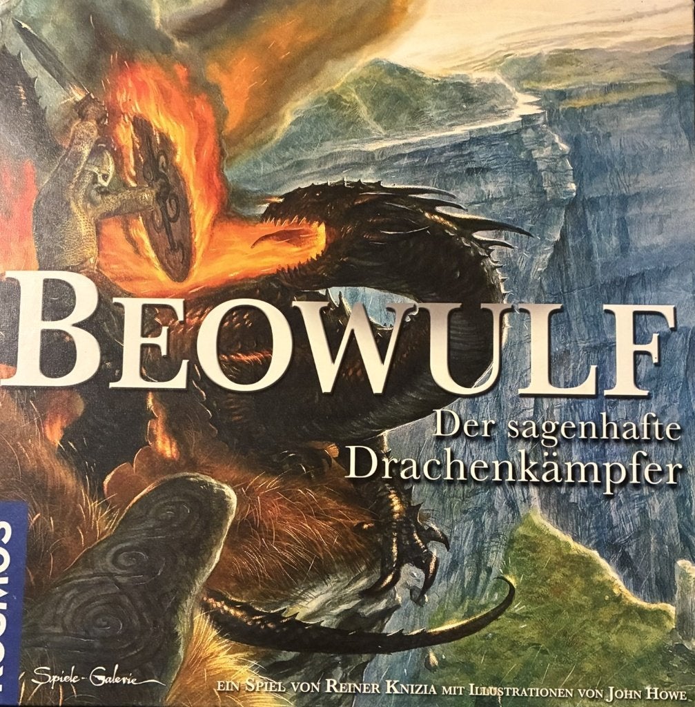 Beowulf - bordspel van Reiner Knizia, artwork van John Howe, Vijf spelers of meer, Ophalen of Verzenden, Zo goed als nieuw, Kosmos