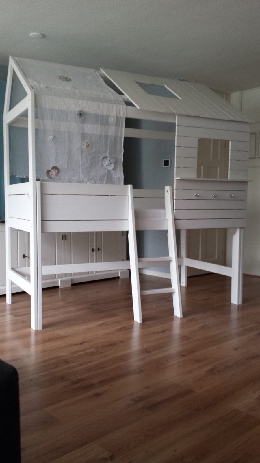 zgan life time wit Silver sparkle lifetime hutbed, Ophalen, Zo goed als nieuw