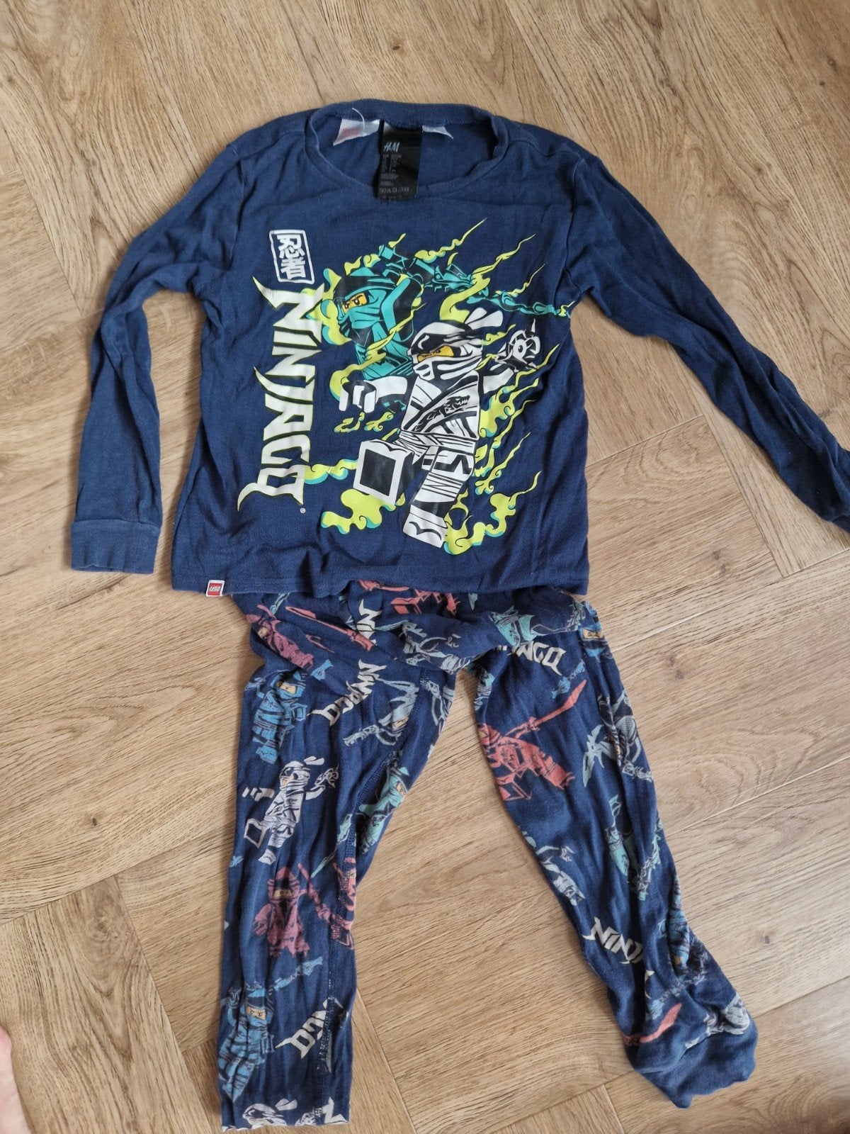 H&M Ninjago Pyjama Maat 122/128, Ophalen of Verzenden, Gebruikt, Maat 128