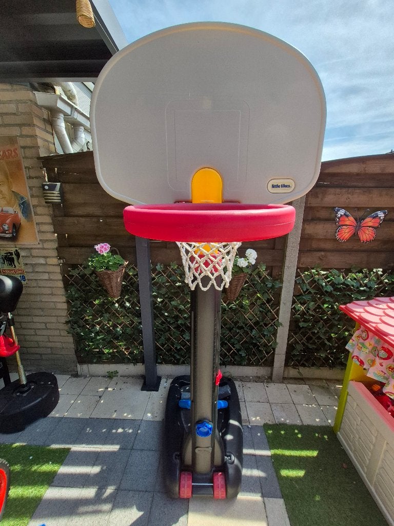 basketbalring en voetbaldoel, Ophalen, Gebruikt, Ring, Bord of Paal