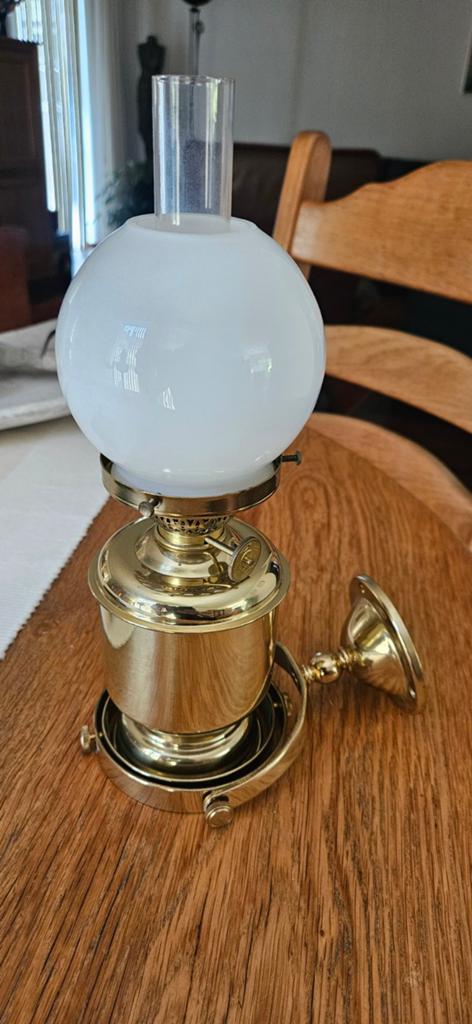 Degelijke messing scheepslamp, Ophalen of Verzenden
