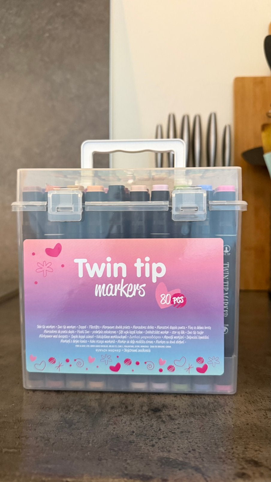 Twin tip markers | Action | 79 stuks, Ophalen, Gebruikt, Overige typen, Overige merken