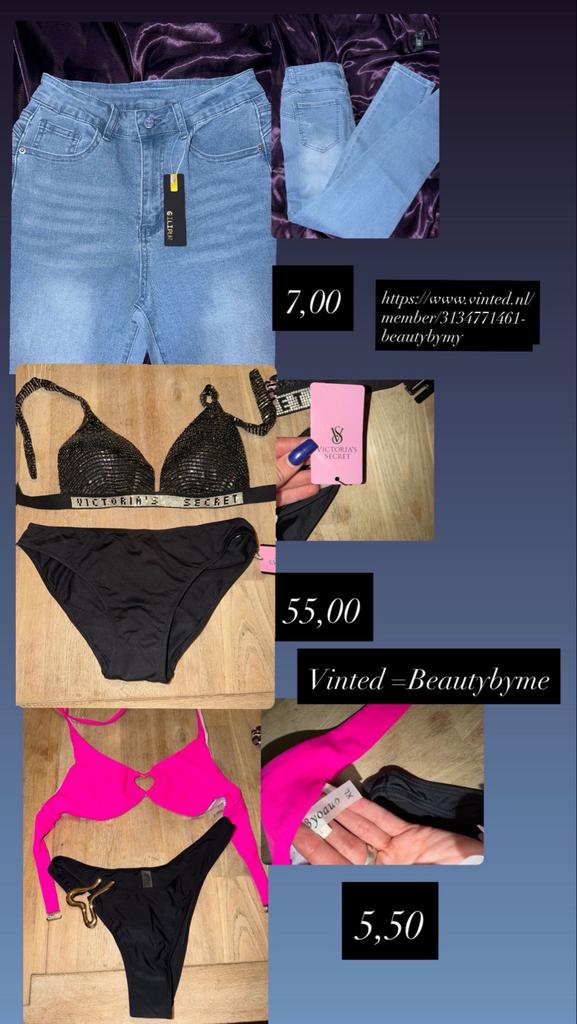 Victoria's Secret bikini en meer op mijn Vinted, Ophalen of Verzenden, Zo goed als nieuw, Zwart, Bikini