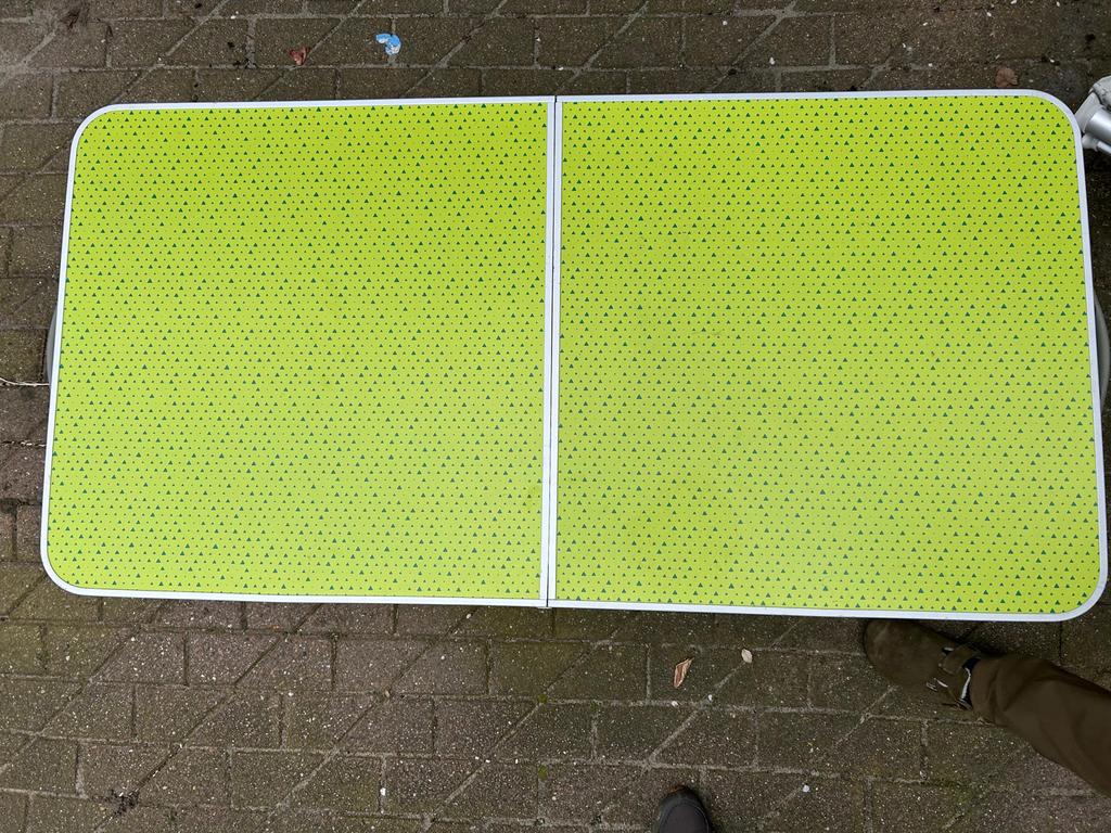 Handige opvouwbare campingtafel - Groen, Ophalen, Gebruikt, Campingtafel