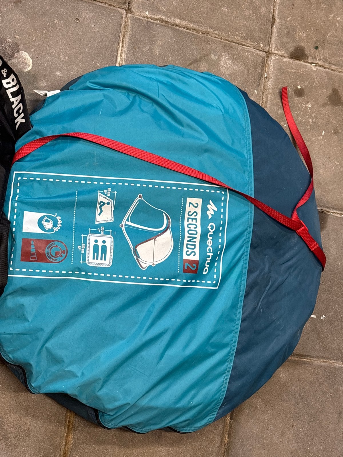 Quechua 2 Seconds Tent - 2 en 3 persoons, Ophalen of Verzenden, Zo goed als nieuw, Tot en met 3
