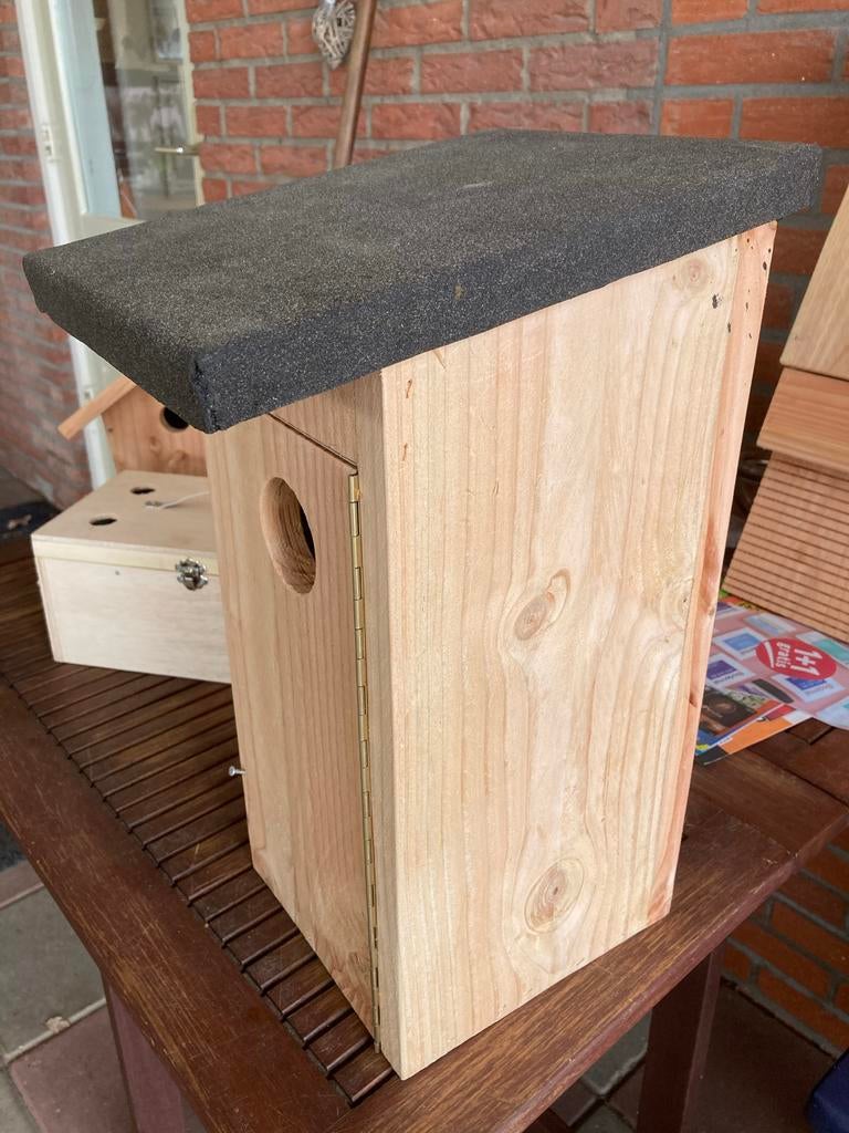 Nieuwe Spechtennestkast van duurzaam Douglas hout, Ophalen of Verzenden, Nieuw