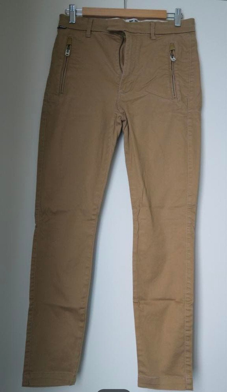 Stijlvolle G-STAR broek met ritsdetails, Beige, Ophalen of Verzenden, Lang, G-STAR RAW