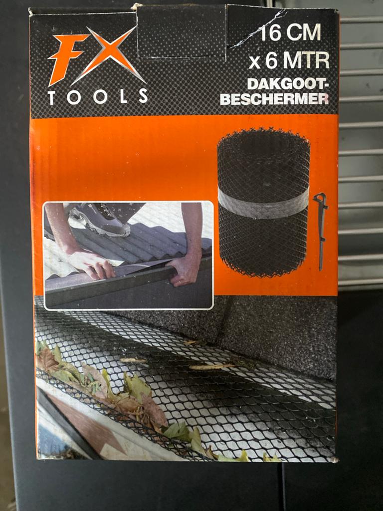 Nieuwe FX Tools Dakgootbeschermer 16 cm x 6 mtr, Onbekend, Nieuw, Ophalen of Verzenden, Onbekend