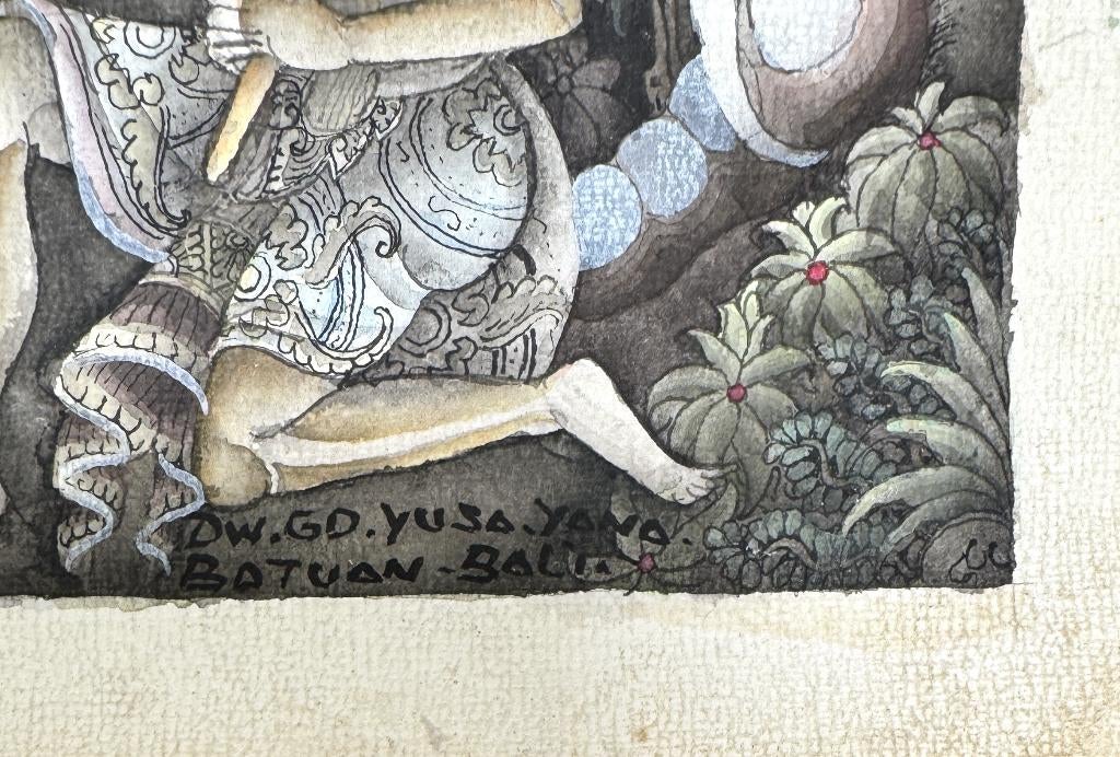 1366. Tekening, D.G. Yusayana en Dewa Made Raka – ca.1980, Ophalen of Verzenden