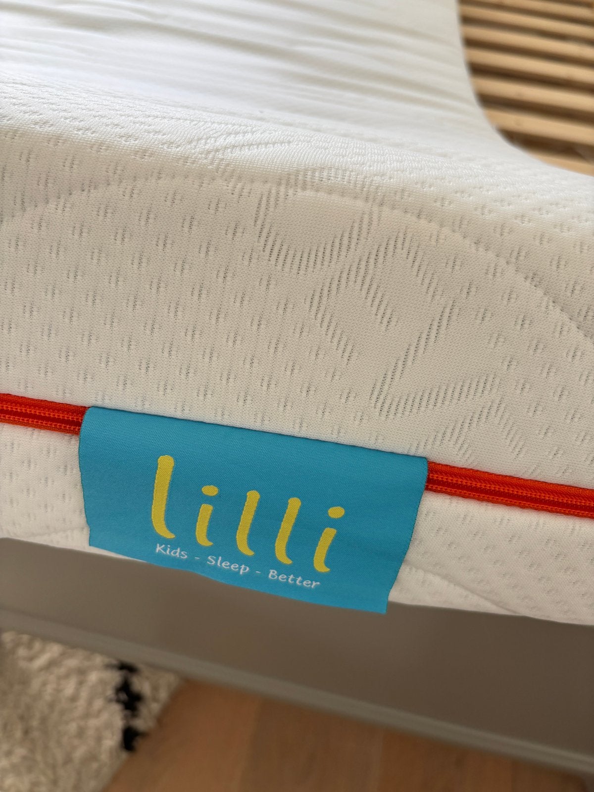 Foto 6 van Kinderbed 90 x 200 cm lichtgrijs met Lilli kindermatras