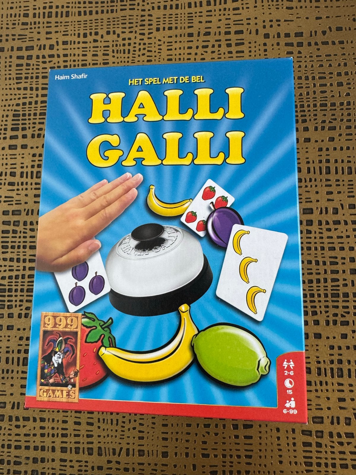Halli Galli - Het snelle fruitspel met de bel, Een of twee spelers, Ophalen of Verzenden, Zo goed als nieuw