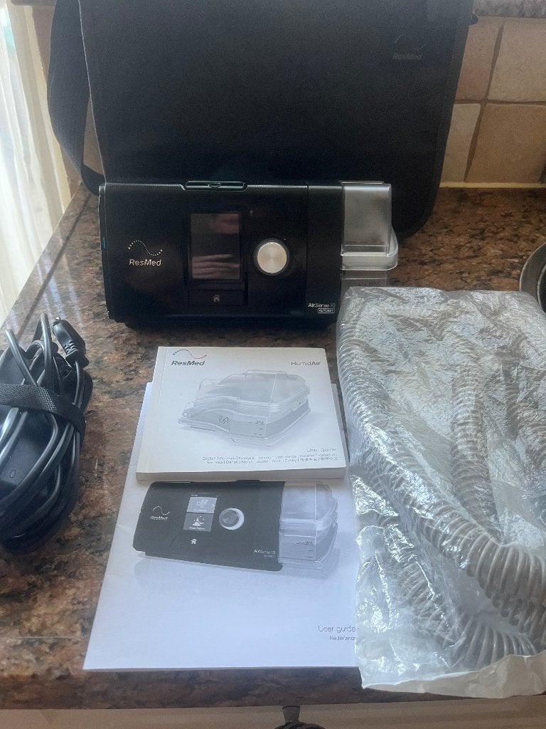 Cpap apap Resmed airsense 10 osas apneu snurkapperaat, Ophalen, Gebruikt