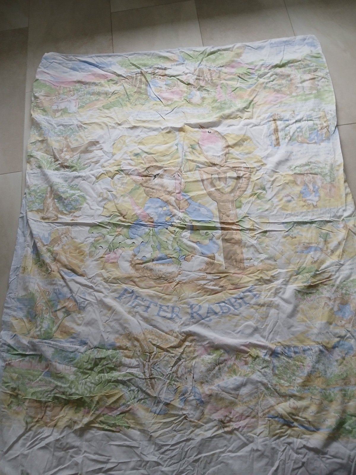 Beatrix Potter dekbed overtrek 2x 1persoons, Kinderen en Baby's, Kinderkamer | Beddengoed, Ophalen of Verzenden