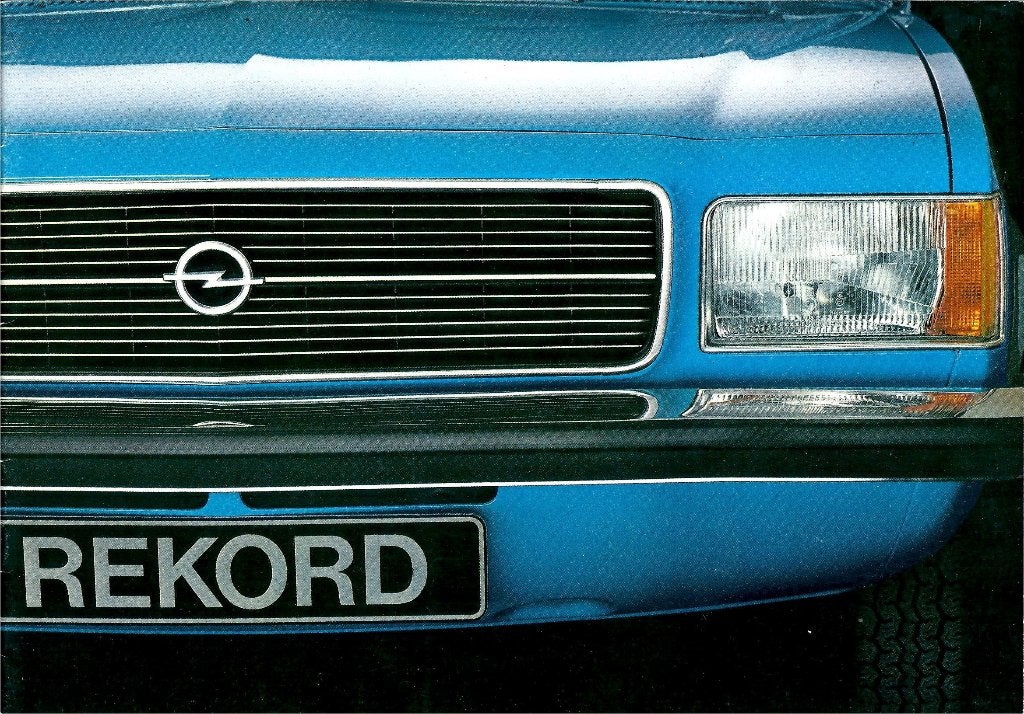 Brochure Opel Rekord D 1977, Ophalen of Verzenden, Gelezen, Opel