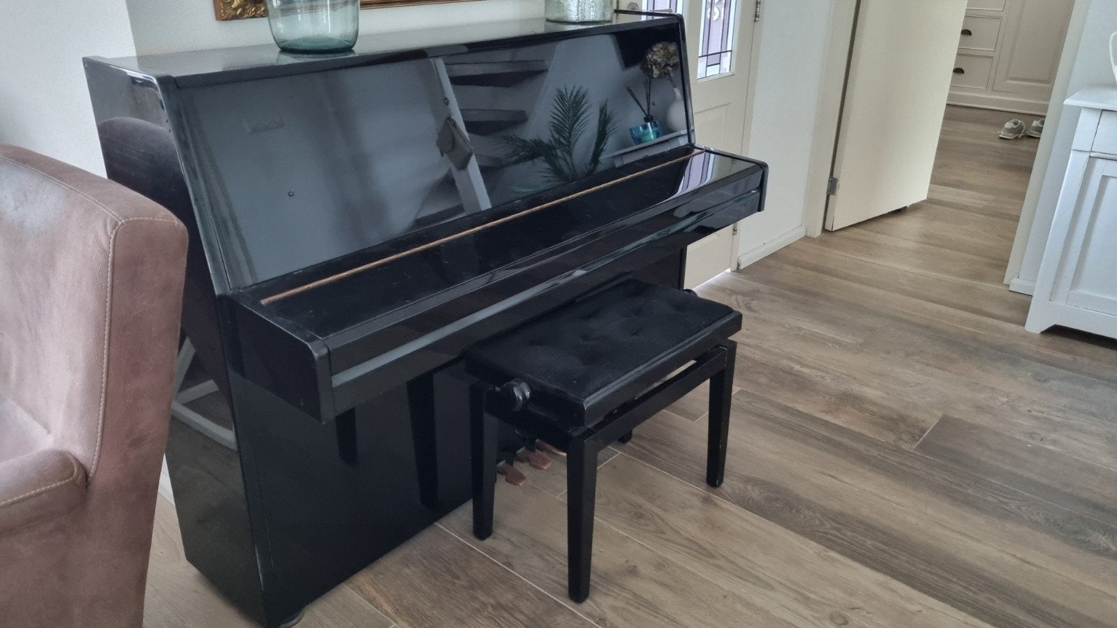 Samick piano zwart, Ophalen, Gebruikt, Zwart, Piano