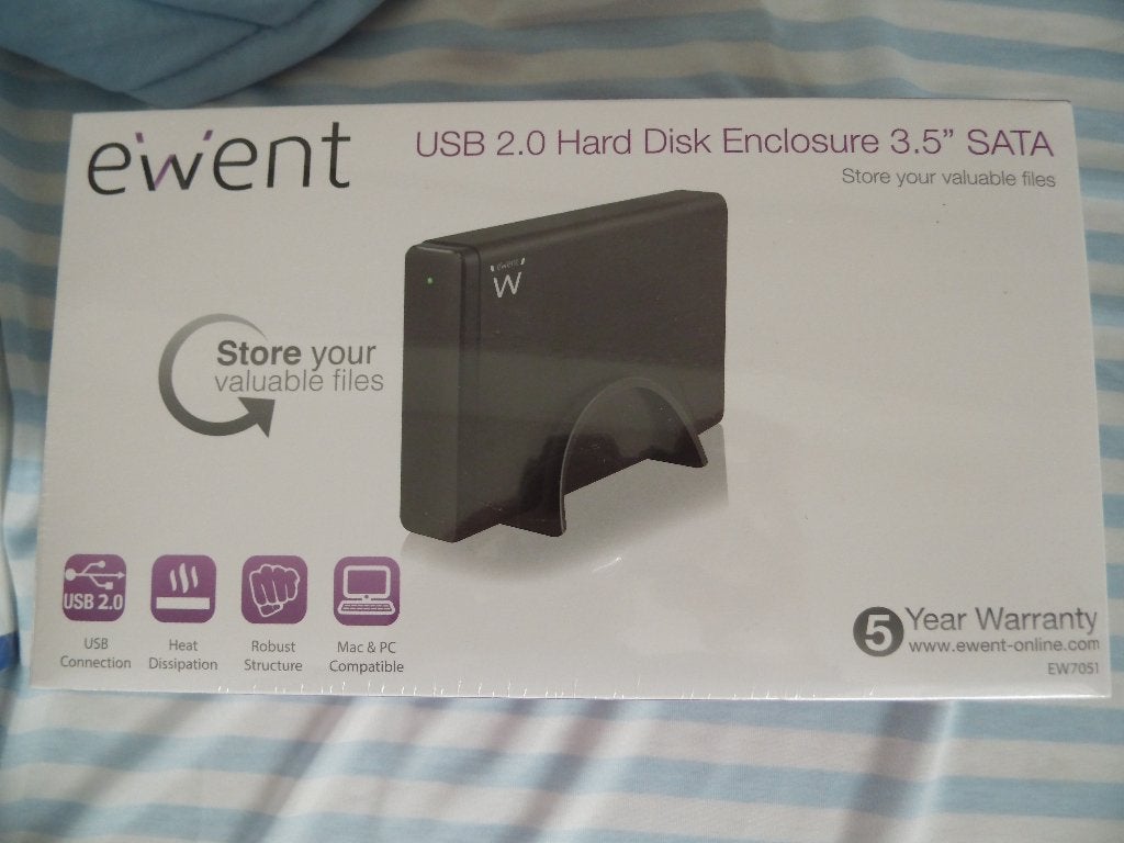 Ewent 3.5 inch behuizing usb 2.0, Computers en Software, HDD, Nieuw, Ophalen of Verzenden, Laptop