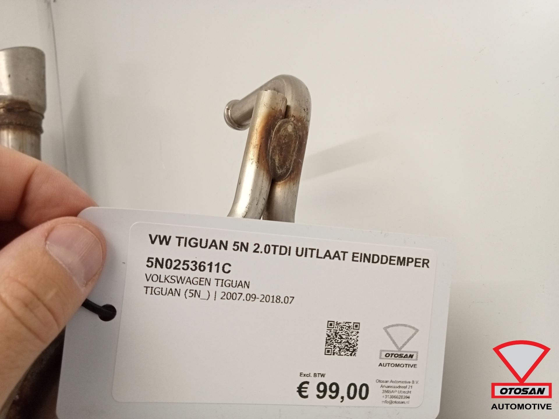 VW Tiguan 5N 2.0TDI Uitlaat einddemper 5N0253611C, Auto-onderdelen, Gebruikt, Volkswagen, Volkswagen AG, Berliner Ring 2
38440  Wolfsburg, DE