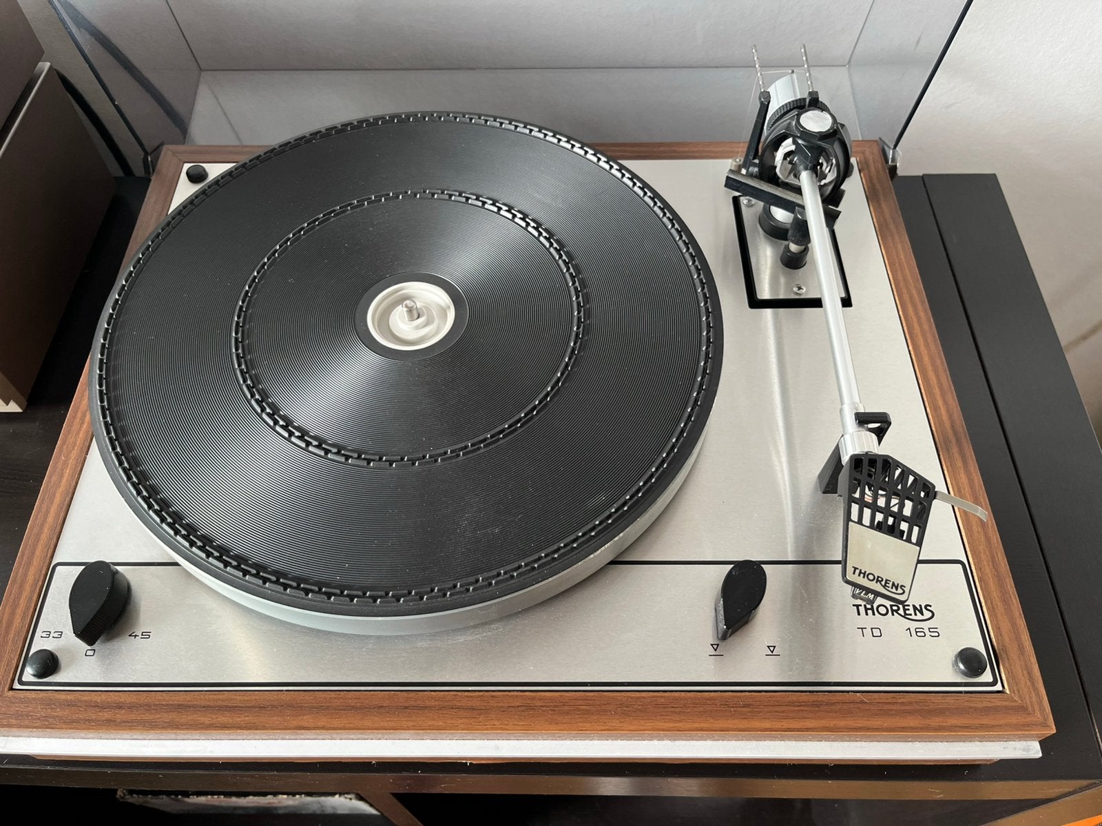 Thorens TD165 draaitafel., Ophalen of Verzenden, Gebruikt, Platenspeler, Thorens