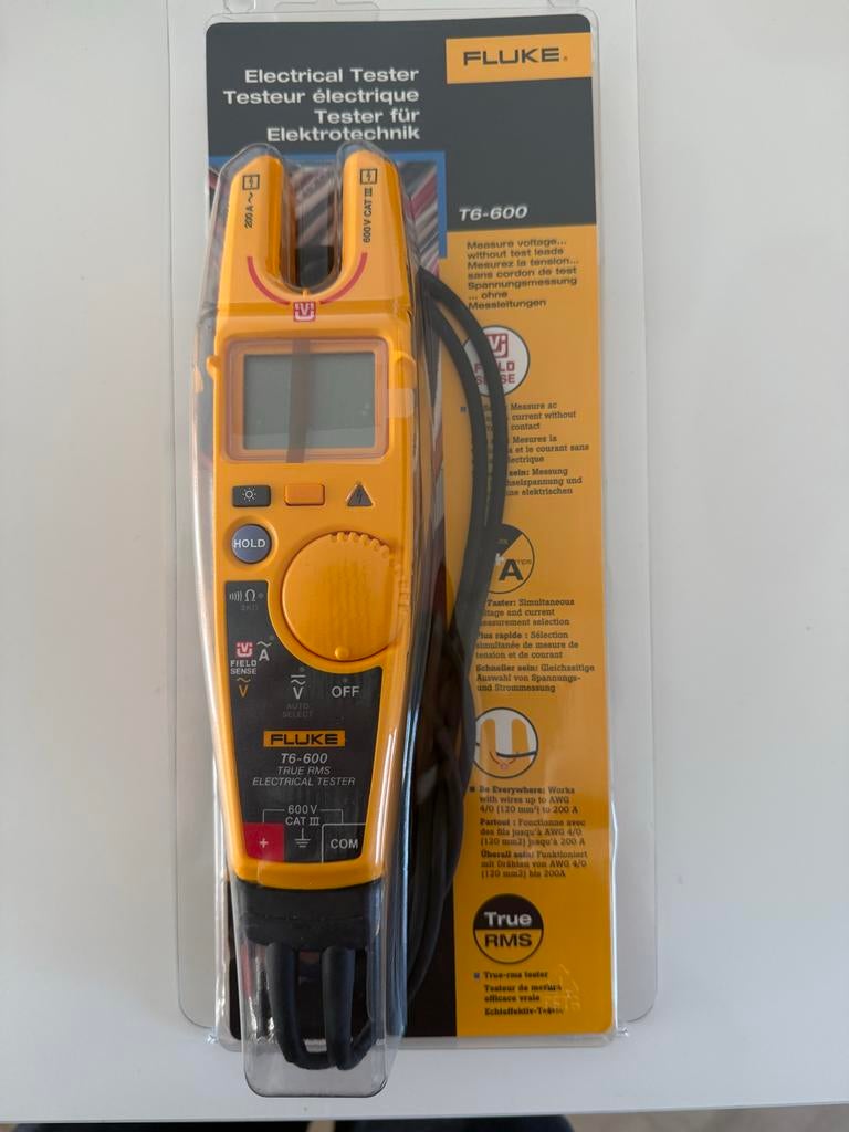 Fluke T6-600 elektrische tester - Zo goed als nieuw, Ophalen, Zo goed als nieuw, Elektriciteit