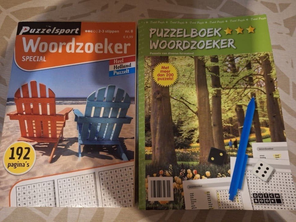 2 Nieuwe Puzzelboeken Woordzoekers, Ophalen of Verzenden, Minder dan 500 stukjes, Nieuw, Puzzelboek