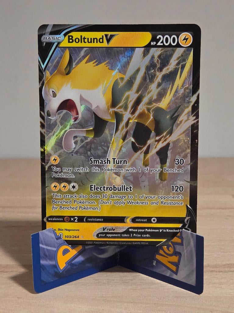 ️ Boltund V 103/264 te koop ️, Hobby en Vrije tijd, Verzamelkaartspellen | Pokémon, Ophalen of Verzenden, Zo goed als nieuw