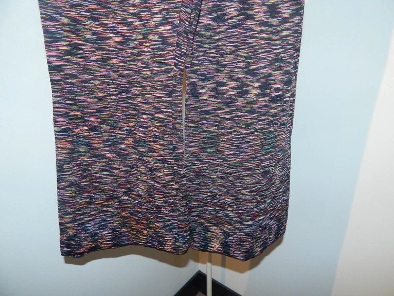Missoni stretch broek multicolor wijde pijpen dikke stretch, Overige kleuren, Verzenden, Zo goed als nieuw, Missoni