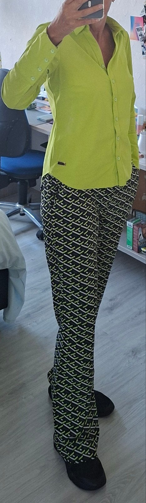 Aime comfortabele broek en blouse, Maat 42/44 (L), Ophalen of Verzenden, Zo goed als nieuw, Lang