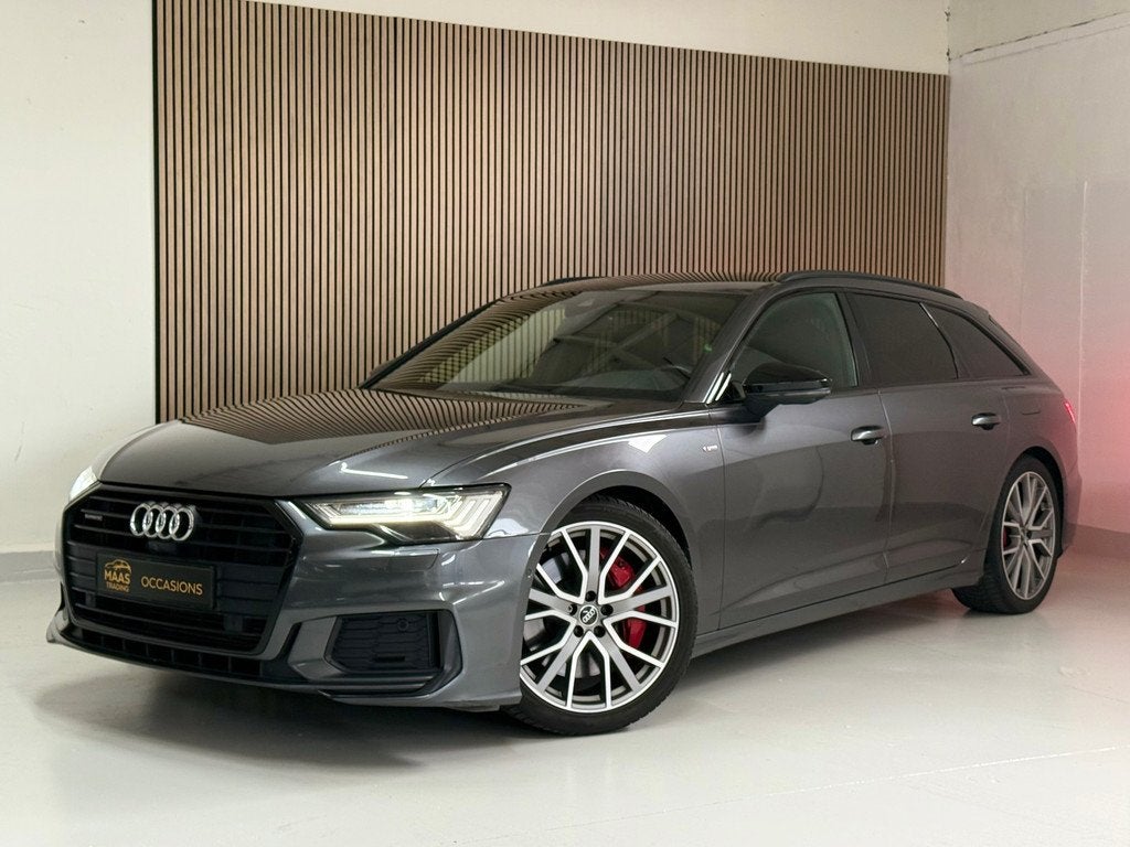 Audi A6 Avant 55 TFSI e quattro 3 X S Line Competition, Auto's, Audi, Automaat, Stof, Gebruikt, Zwart