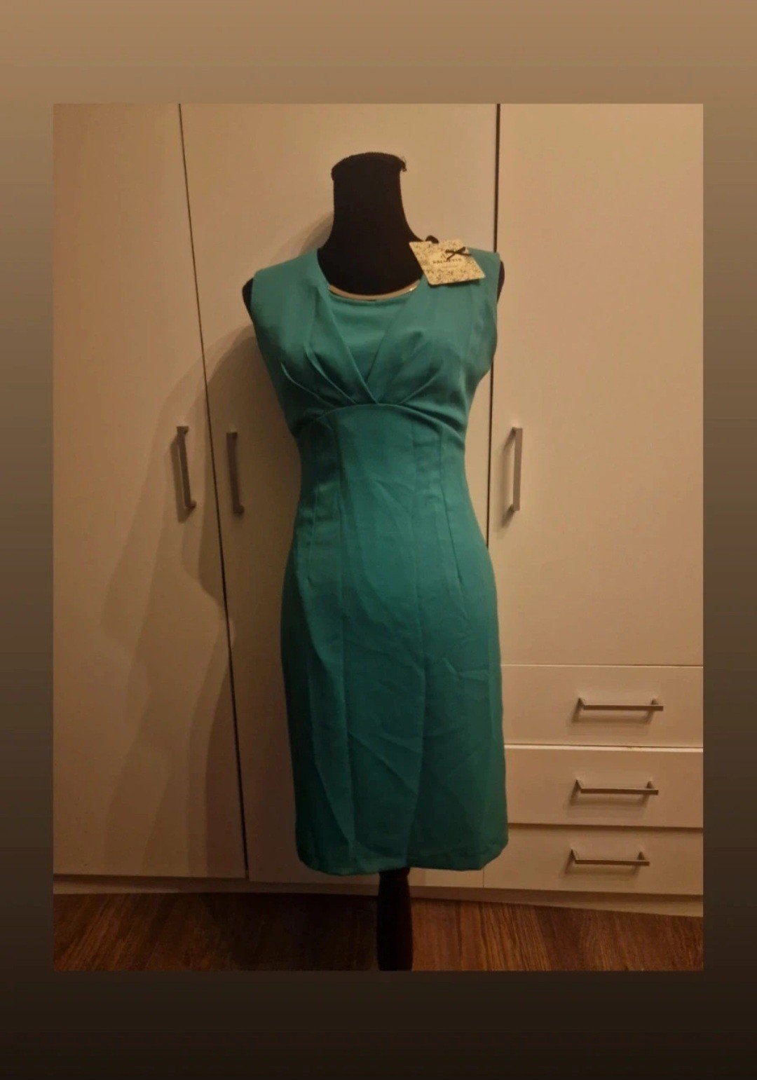 Jurk (nieuw), Maat 38/40 (M), Nieuw, Knielengte, Groen