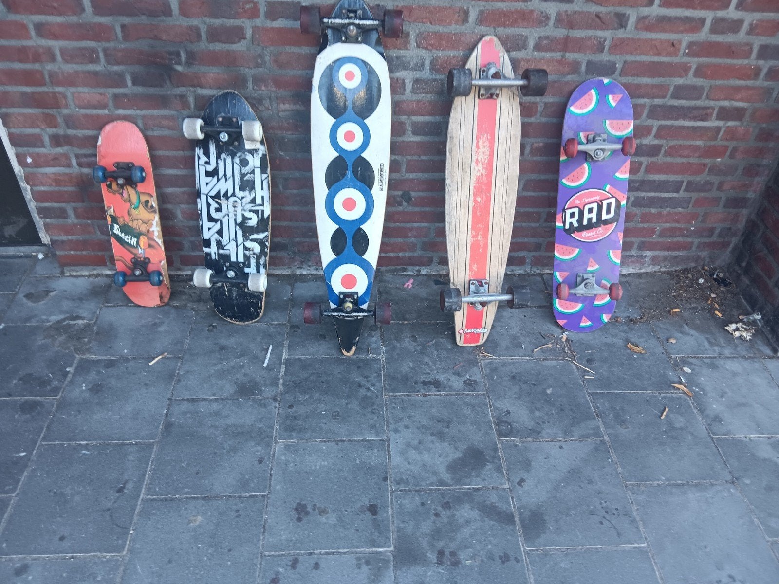 Diverse skateboards en longboards te koop, Sport en Fitness, Ophalen, Gebruikt, Skateboard, Longboard