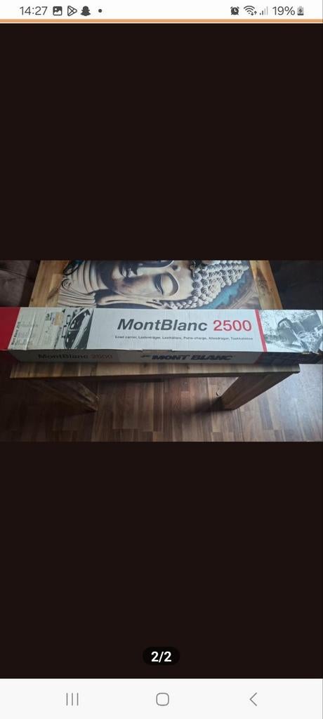 MontBlanc 2500/2510 Lastdrager/Dakdrager, Ophalen of Verzenden, Nieuw