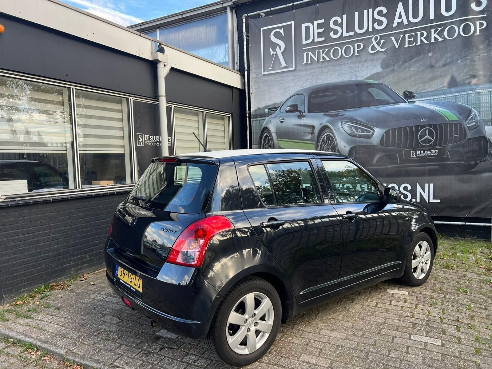 Suzuki Swift 1.3 5DRS 2007 Zwart, Voorwielaandrijving, 40 €/maand, 965 kg, 400 kg