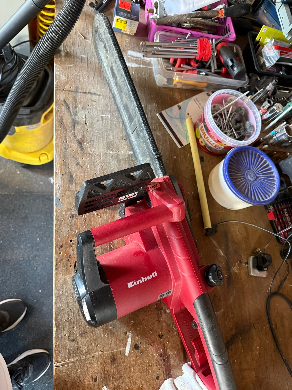 Einhell GH-EC 2040 elektrische kettingzaag - Zo goed als nie, Ophalen of Verzenden, Zo goed als nieuw, 1200 watt of meer, Kettingzaag