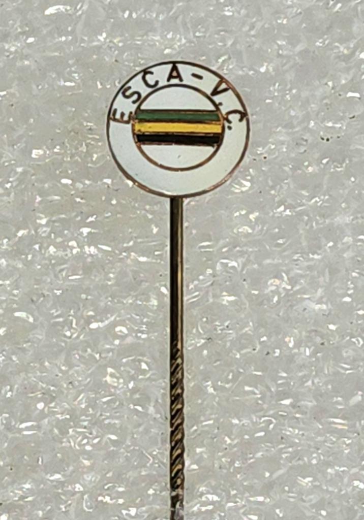 Emaille Speldje Enka Sport Club Arnhem - Vitesse Combinatie, Verzamelen, Ophalen of Verzenden, Gebruikt, Sport, Speldje of Pin