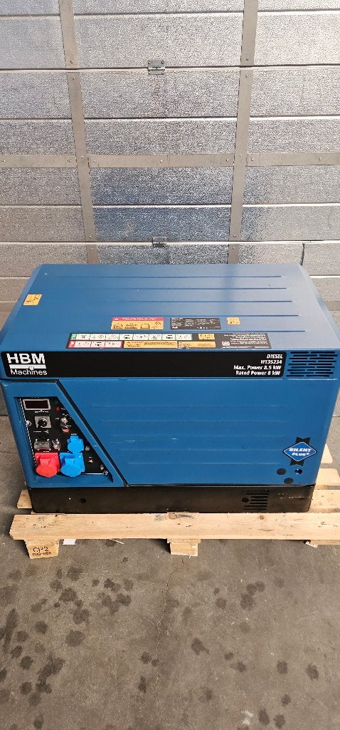 HBM 8500 Watt Diesel Aggregaat, Generator 230 / 12 Volt ATS