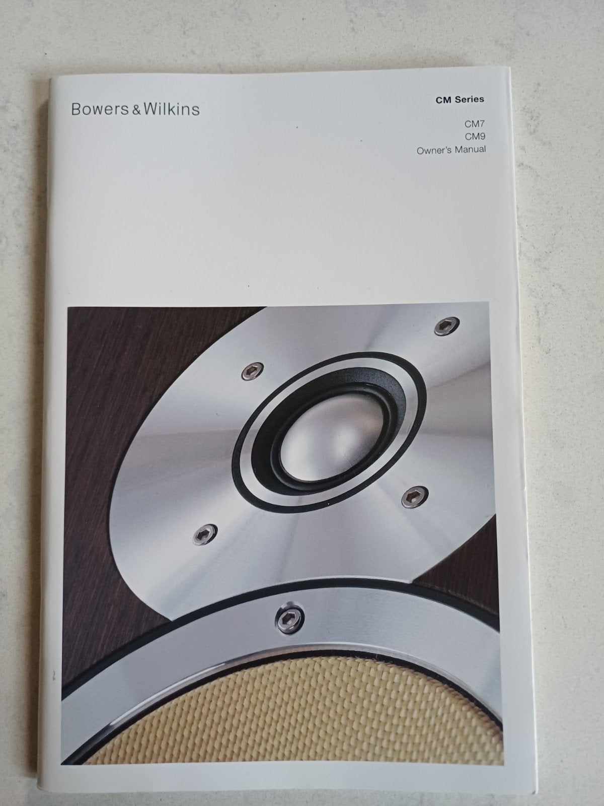 Bowers & Wilkins CM7 / CM9 Gebruikershandleiding, Ophalen of Verzenden