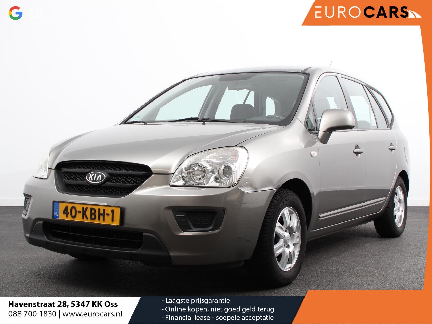 Kia Carens 2.0 CVVT X-tra Airco Trekhaak Lichtmetalen velgen, Auto's, Voorwielaandrijving, 1998 cc, Stof, Gebruikt